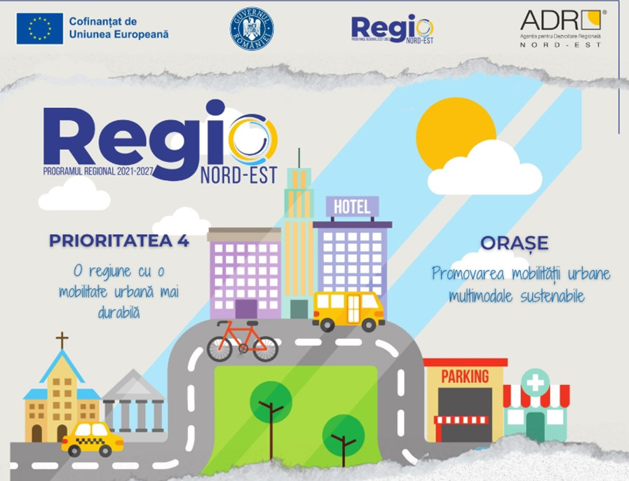 Mobilitate urbană – Orașe / Transport verde pentru orașele din Regiunea Nord-Est